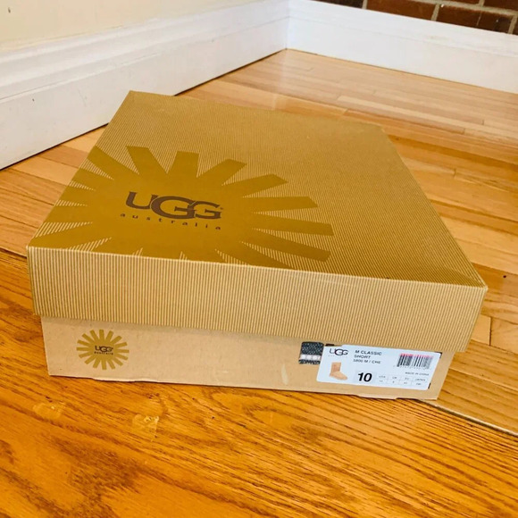 UGG Classic Men’s Short Boot Suede Upper 5800 Chestnut 100% Authentic Sz 10 US - Picture 5 of 15